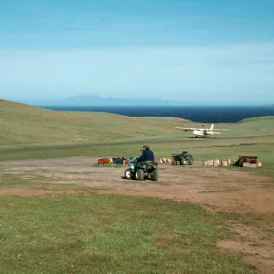 Santa Cruz Island, Smugglers airfield