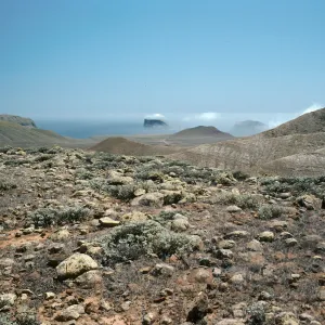 Guadalupe Island, view of outer & inner islets