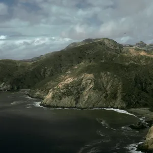 Santa Cruz Island, mouth of Horqueta Canyon