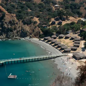 YMCA Camp at Button Shell Beach, Catalina Island