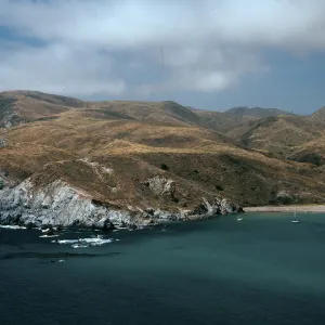 headland, just Northwest of Little Harbor,Santa Catalina Island