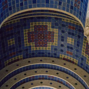 Catalina tiles, Wrigley Memorial, Santa Catalina Island