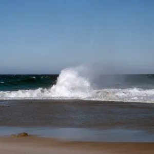 5/ converging waves meeting at end of sand spit, 65-116 & SN-33