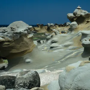 Rock Formations, Coastline, Near Rock Crusher, San Nicolas Island