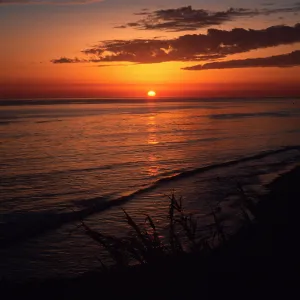 sunset, Shoreline Park, Santa Barbara