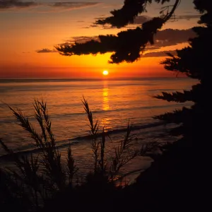 sunset, Shoreline Park, Santa Barbara