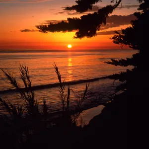 sunset, Shoreline Park, Santa Barbara