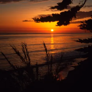 sunset, Shoreline Park, Santa Barbara