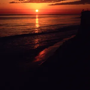sunset, Shoreline Park, Santa Barbara