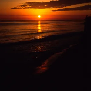 sunset, Shoreline Park, Santa Barbara