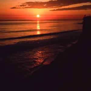 sunset, Shoreline Park, Santa Barbara
