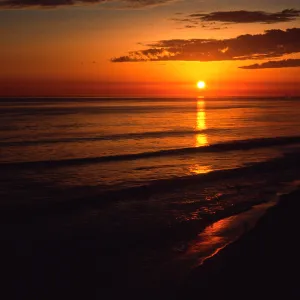 sunset, Shoreline Park, Santa Barbara