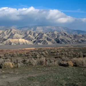 Caliente Mountains, across from Cottonwood Canyon, Cuyama Valley, San Luis Obispo County