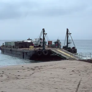 barge, Daytona Beach, San Nicolas Island