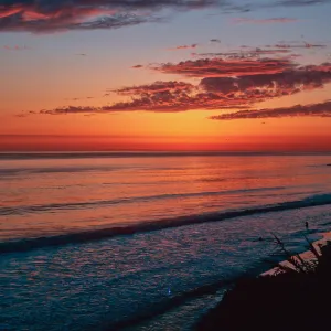 sunset, Shoreline Park, Santa Barbara