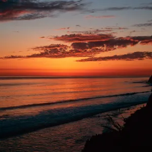 sunset, Shoreline Park, Santa Barbara