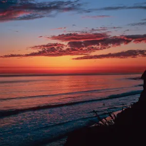 sunset, Shoreline Park, Santa Barbara