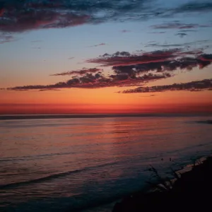 sunset, Shoreline Park, Santa Barbara