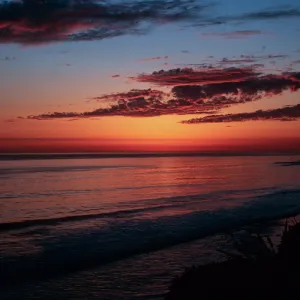 sunset, Shoreline Park, Santa Barbara