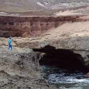 natural bridge, West of Carrington Point peninsula, Santa Rosa Island