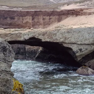 natural bridge, just West of Carrington Point peninsula, Santa Rosa Island