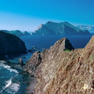 view of Middle, West Anacapa Islands, East Anacapa Island
