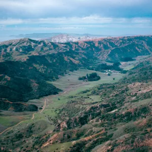 East of Stanton Ranch, Central Valley, Santa Cruz Island