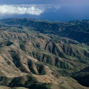 Central Valley & North ridge, Santa Cruz Island