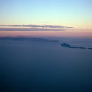 Santa Cruz, Anacapa Islands, on flight to San Nicolas Island