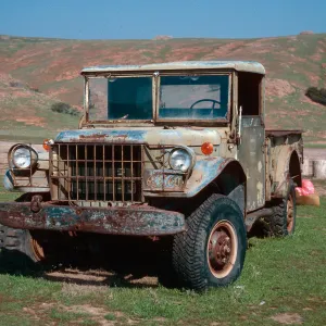 truck, Santa Cruz Island