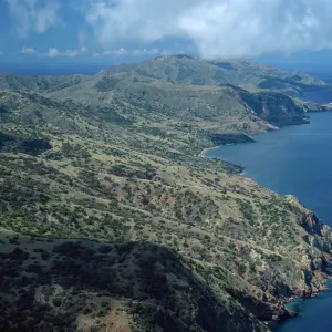 Empire Landing, Istmus view, from near airport, Catalina Island