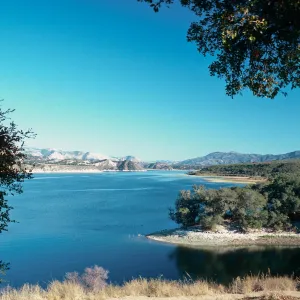 Lake Cachuma from campground, Santa Barbara County