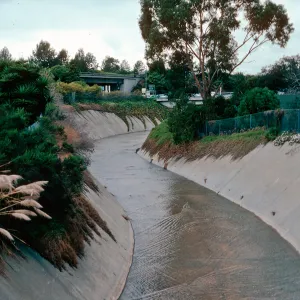 Mission Creek by Highway 101, Santa Barbara County