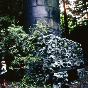 kilns, Limekiln Creek, Big Sur, Monterey County