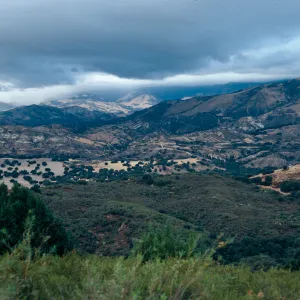 view of backcountry overlook-Highway 154, Santa Barbara County