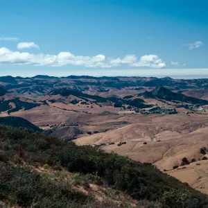 Los Osos Valley, from West Cuesta Summit Road, San Luis Obispo County