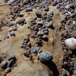 cobbles, lower Sauces Canyon, Santa Cruz Island
