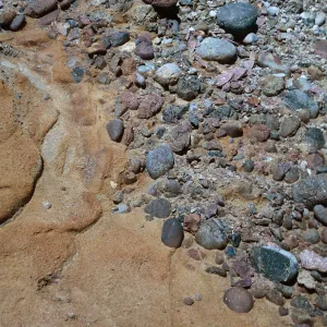 cobbles, lower Sauces Canyon, Santa Cruz Island