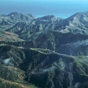 Laguna Canyon & Sierra Blanca ridge, Santa Cruz Island