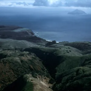 view of Smugglers Cove, Anacapa Island, Santa Cruz Island
