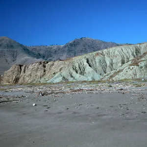 coastal bluffs, South end of Christy Beach, Santa Cruz Island