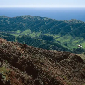 Central Valley from hike to Peak 1848 East, Santa Cruz Island