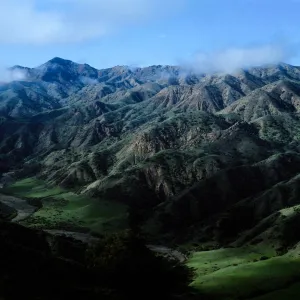 Central Valley, looking West toward Diablo & Portezuela, Santa Cruz Island