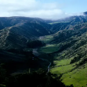 Central Valley, looking West, Santa Cruz Island