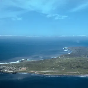 Natividad Island, S end of island, looking up spine