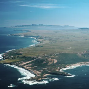 W end, Santa Rosa Island, Santa Cruz Island in background