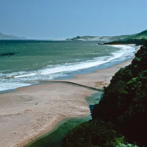 beach at Water Canyon, Santa Rosa Island