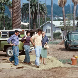 left to right, Grant Castleberg?, Sydney Baumgartner, Don Greene, Elizabeth DeForest, El Mirasol