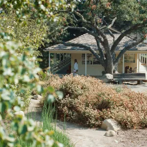 the front office, Santa Barbara Botanic Garden